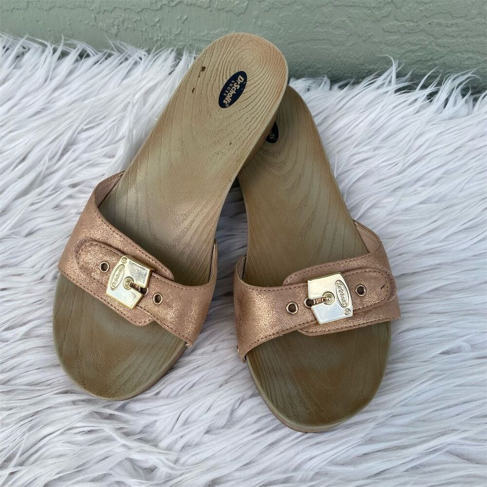 Dr. Scholl's Women's Slide Sandals Pink Size 7M Casual Comfort